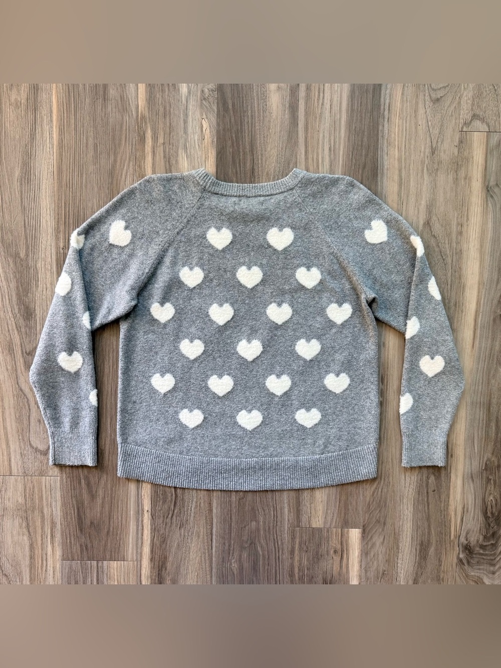 LOFT Lou & Gray Heart Sweater Size S - Picture 3 of 5